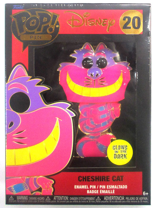 FUNKO PIN Alice in Wonderland Gatto w/Chase GLOW Blacklight