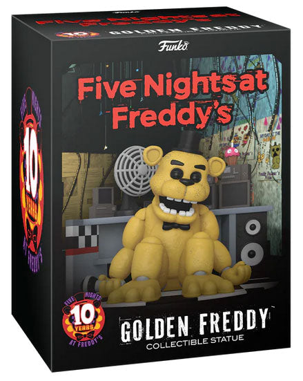 FUNKO FIGURE BIG 30cm FNAF 10th Golden Freddy