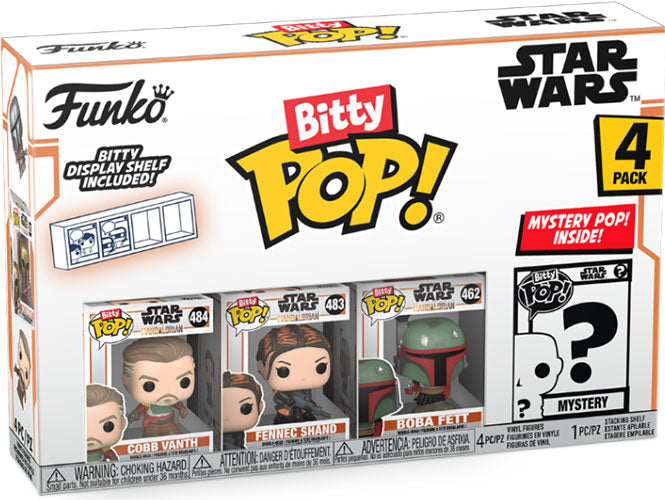 FUNKO BITTY POP 4 Pack Star Wars The Mandalorian Marshal