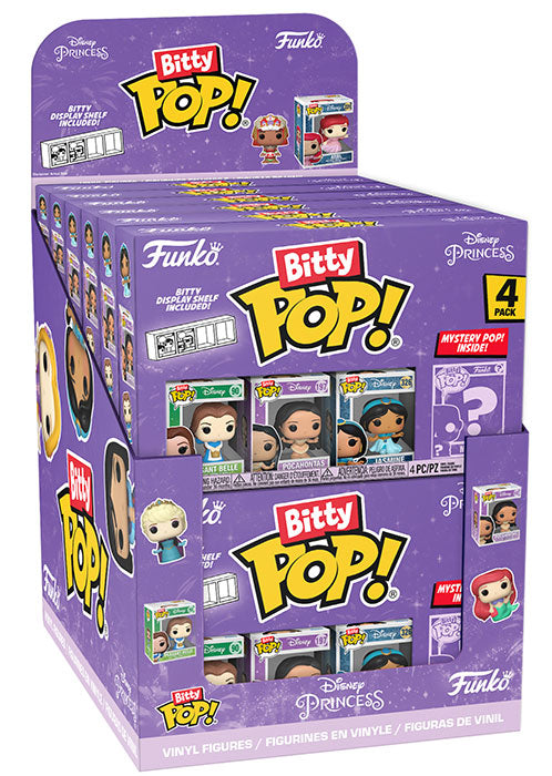 FUNKO BITTY POP 4 Pack Display da 12pz Disney Princess