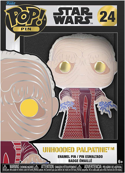 FUNKO PIN Star Wars Unhooded Palpatine 24