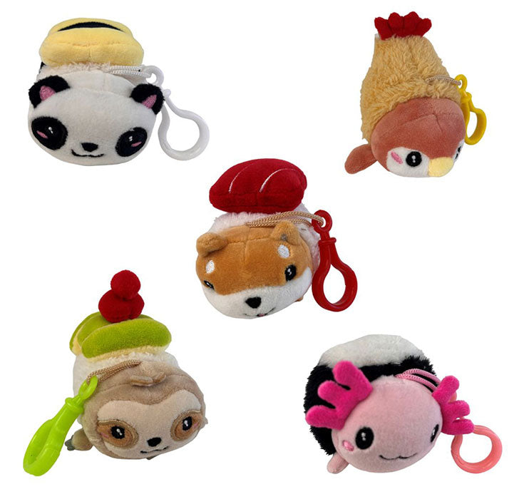 Peluche a Clip Sushi 1pz Assortimento 10cm