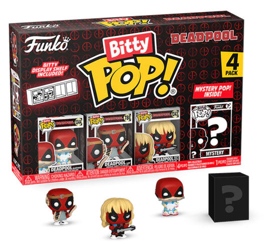 FUNKO BITTY POP 4 Pack Deadpool Sleepover