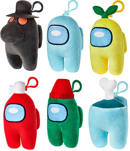 Peluche a Clip Among Us 1pz Assortimento 13cm