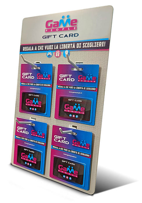 Espositore da Banco per Gift Card GamePeople