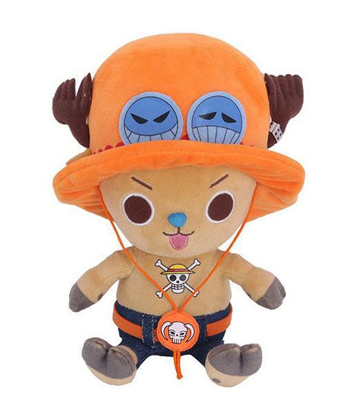 Peluche One Piece Chopper x Portogas D.Ace 20cm