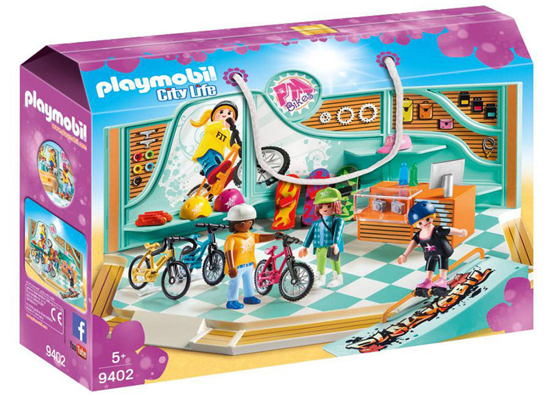 PLAYMOBIL Negozio di Skate e Biciclette