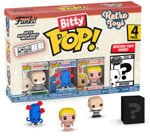 FUNKO BITTY POP 4 Pack Retro Toys Mr. Monopoly