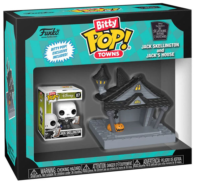 FUNKO BITTY POP Town Nightmare B.C. Jack and Jack's House