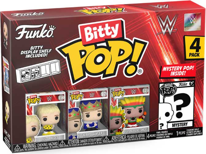 FUNKO BITTY POP 4 Pack WWE Dusty Rhodes