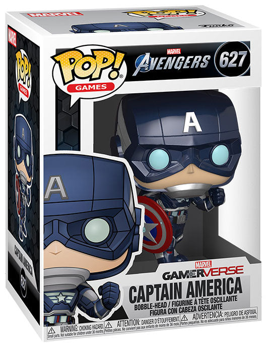 FUNKO POP Avengers Gamerverse Captain America Bobble 627