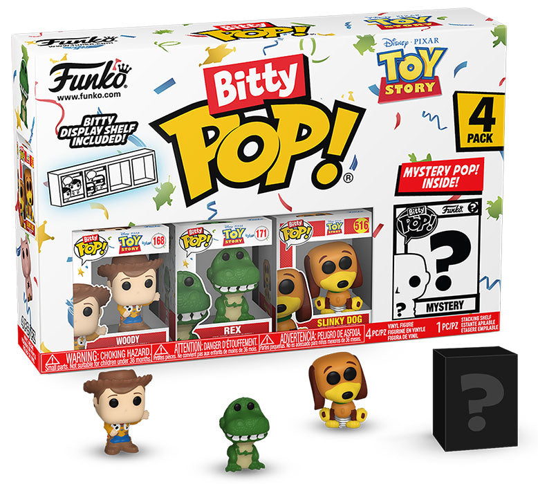 FUNKO BITTY POP 4 Pack Toy Story Woody