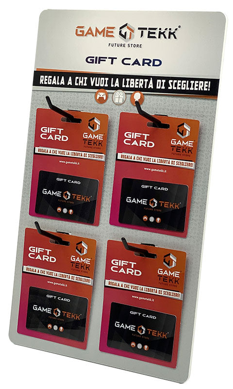 Espositore da Banco per Gift Card GameTekk