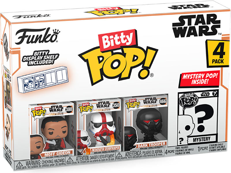 FUNKO BITTY POP 4 Pack Star Wars The Mandalorian Moff Gideon