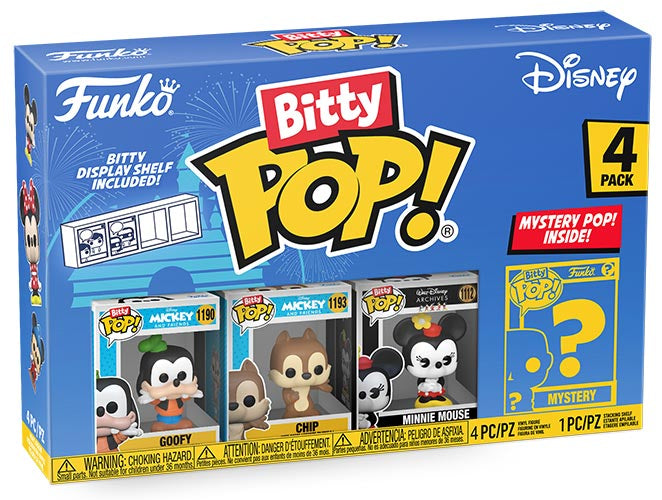 FUNKO BITTY POP 4 Pack Disney Goofy