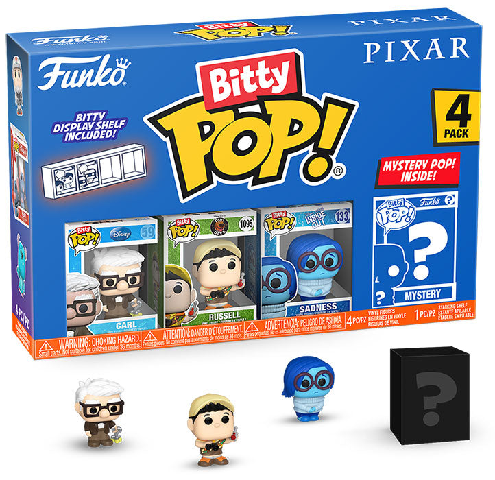 FUNKO BITTY POP 4 Pack Disney Pixar UP