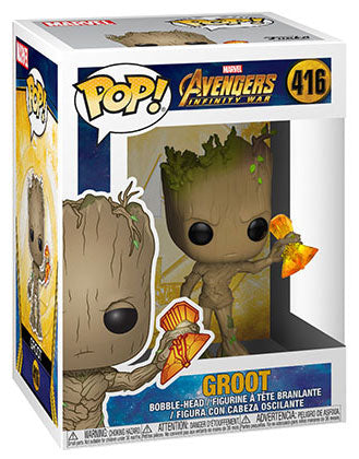 FUNKO POP Avengers Infinity War Groot Bobble 416