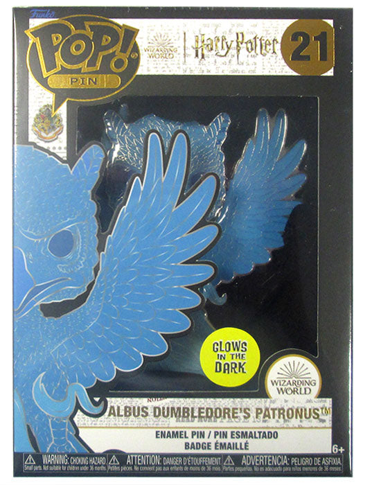 FUNKO PIN Harry Potter Albus Silente Patronus GLOW 21