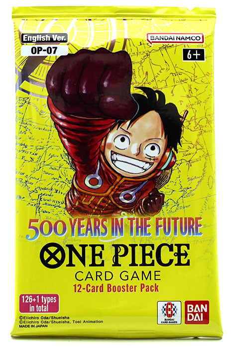 One Piece Card 500 Years in the Future OP-07 EU 1 Busta