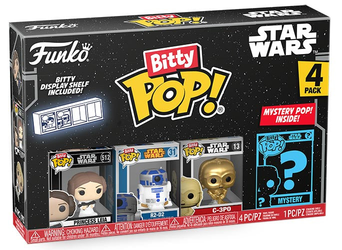 FUNKO BITTY POP 4 Pack Star Wars Leia