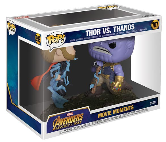 FUNKO MOMENTS Avengers Infinity War Thor Vs Thanos 707