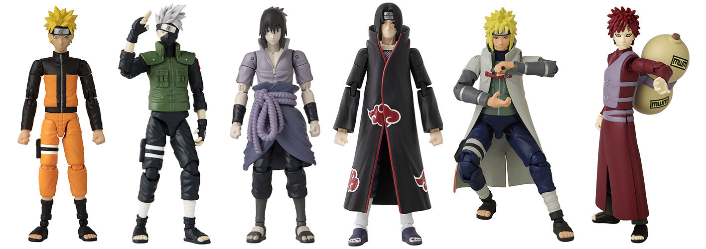 Naruto Anime Heroes 17cm 1pz Assortimento