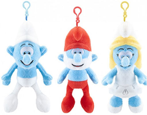 Peluche a Clip I Puffi 1pz Assortimento 15cm