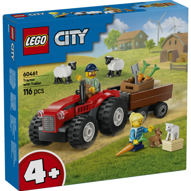 60461 City Great Vehicles Trattore con Rimorchio e Pecore