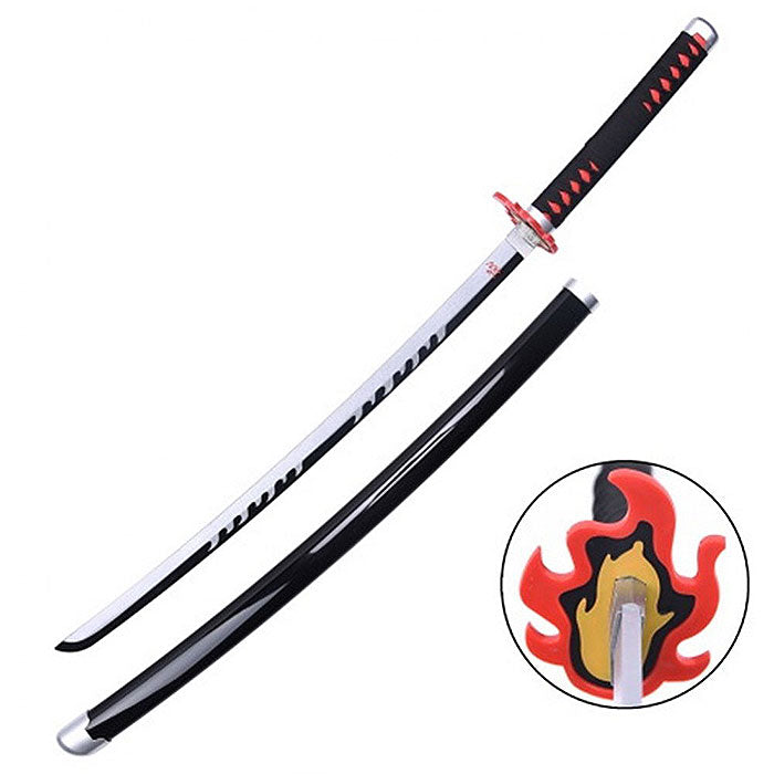 Katana Bamboo Demon Slayer Black Nichirin