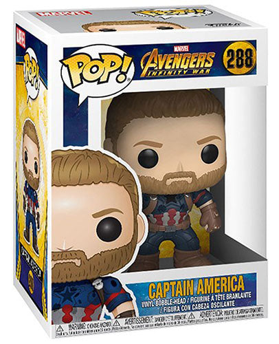 FUNKO POP Avengers Infinity War Captain America Bobble 288