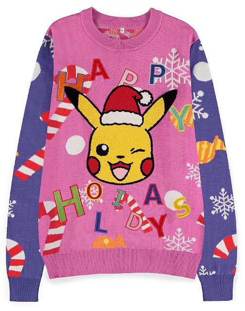 Maglione Natale Pokemon Pikachu Patched