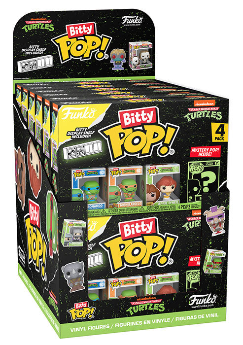 FUNKO BITTY POP 4 Pack Display da 12pz TMNT Turtles