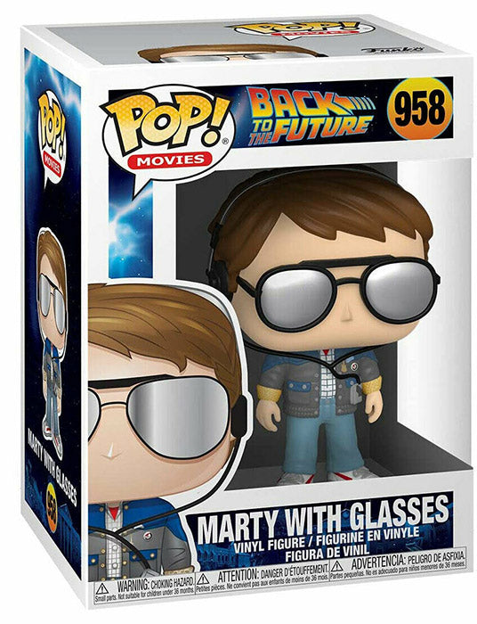 FUNKO POP Back to the Future Marty w/Glasses 958