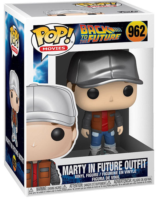 FUNKO POP Back to the Future Marty in Future Outfit 962