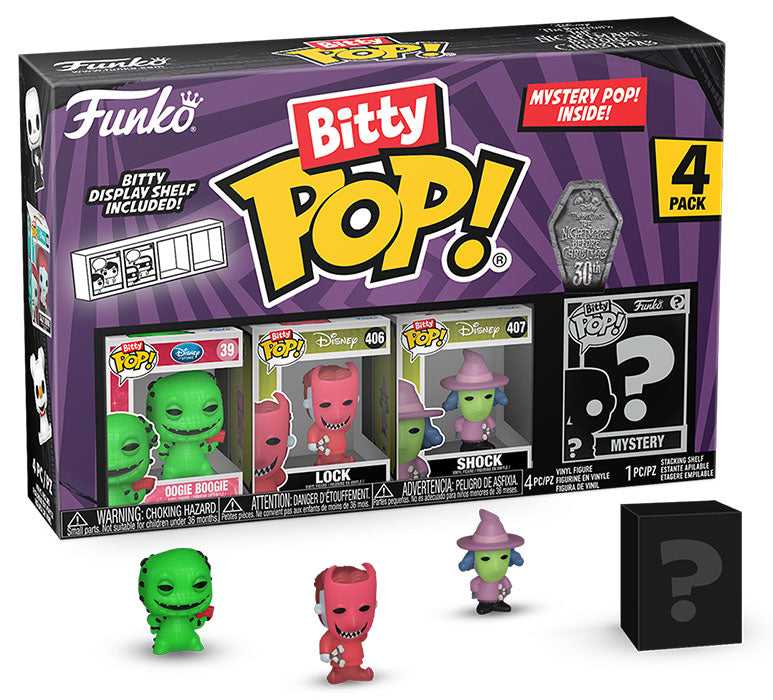 FUNKO BITTY POP 4 Pack Nightmare B.C. Oogie Boogie