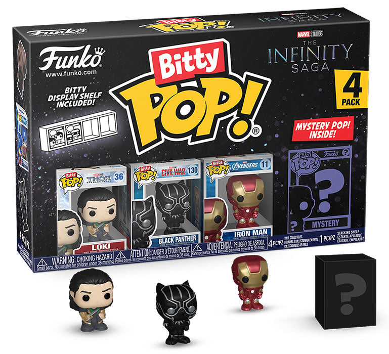 FUNKO BITTY POP 4 Pack Marvel Infinity Saga Loki