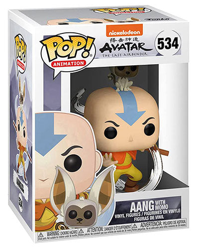 FUNKO POP Avatar Aang w/Momo 534