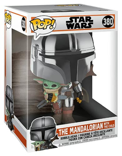 FUNKO BIG 25cm Star Wars The Mandalorian w/Child 380