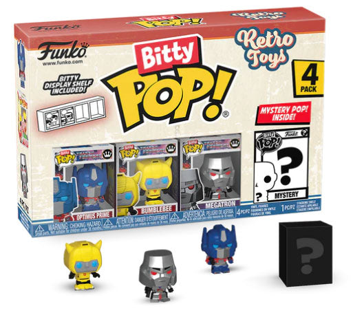 FUNKO BITTY POP 4 Pack Retro Toys Transformers