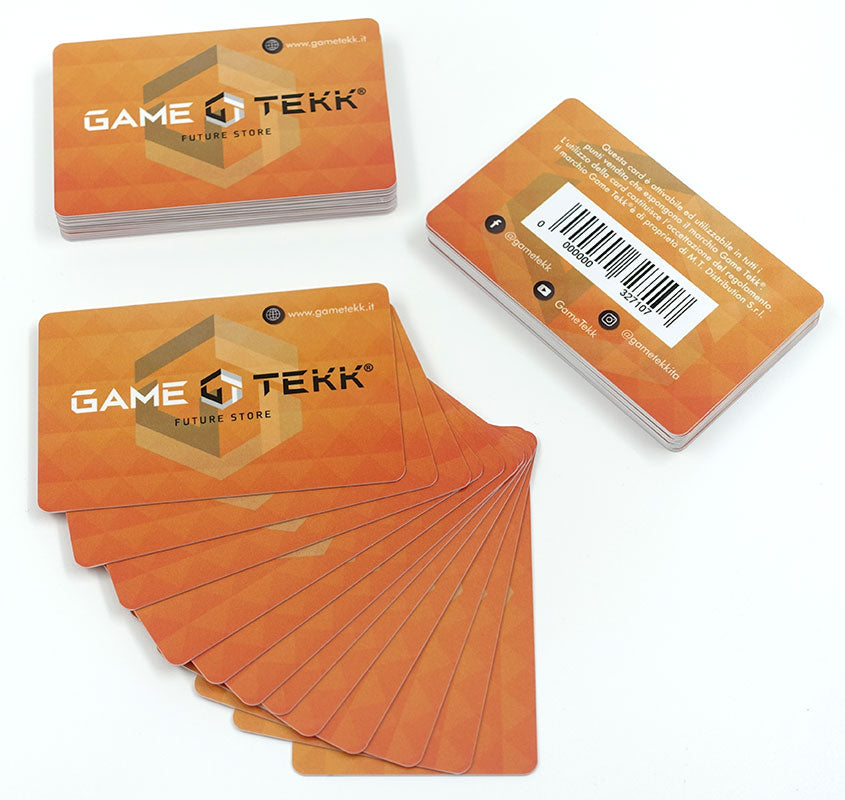 Tessera Fidelity GameTekk Plastificata