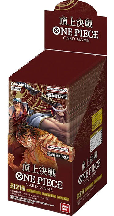 One Piece Card Paramount War OP-02 JAP Box 24 Buste