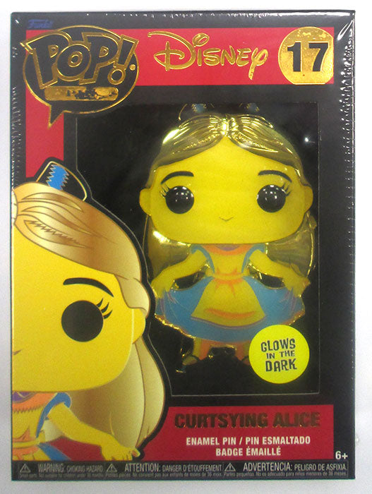 FUNKO PIN Alice in Wonderland Alice GLOW Blacklight