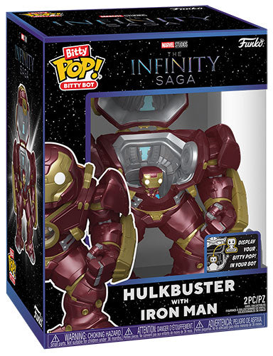 FUNKO BITTY POP Bots The Infinity Saga Hulkbuster w/Iron Man