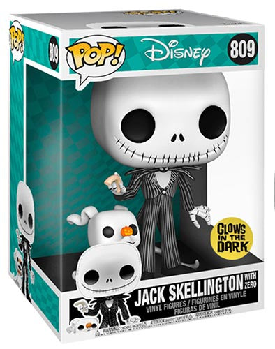 FUNKO BIG 25cm Nightmare B.C. Jack w/Zero GLOW 809