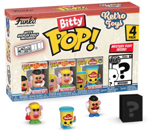 FUNKO BITTY POP 4 Pack Retro Toys Mr. Potato Head