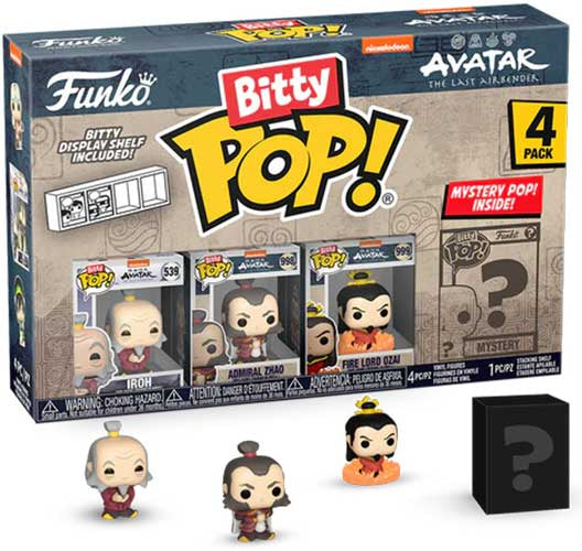 FUNKO BITTY POP 4 Pack Avatar The Last Airbender Iroh