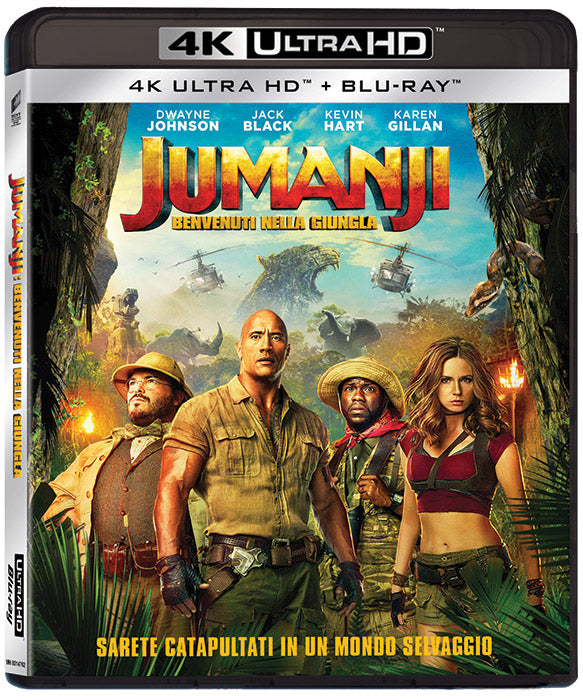 Jumanji: Benvenuti Nella Giungla 4K UHD