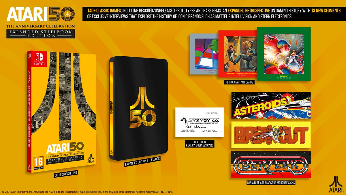 Atari 50: The Anniversary Celebration Expanded Steelbook Ed.