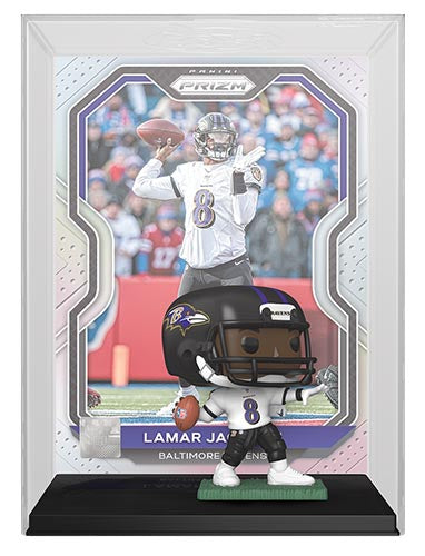 FUNKO CARD NFL Prizm Baltimore Raven Lamar Jackson 09