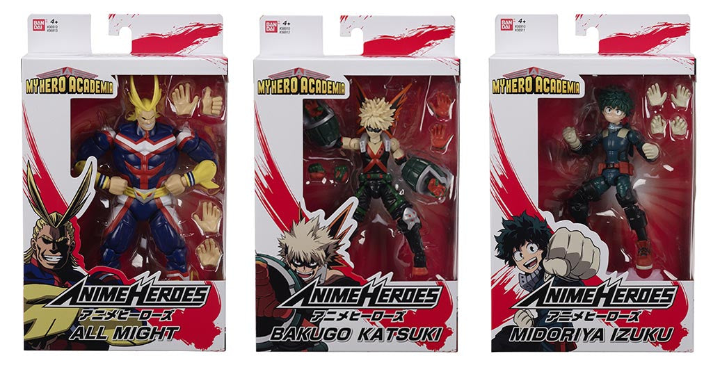 My Hero Academia Anime Heroes 17cm 1pz Assortimento